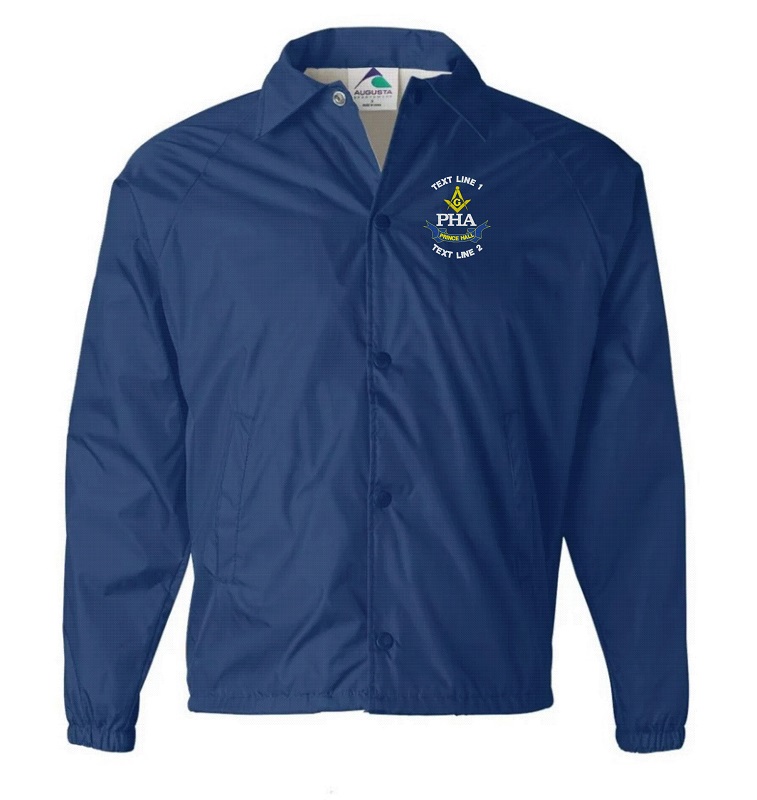 (image for) Masonic PHA Windbreaker / Coaches Jacket Embroidered